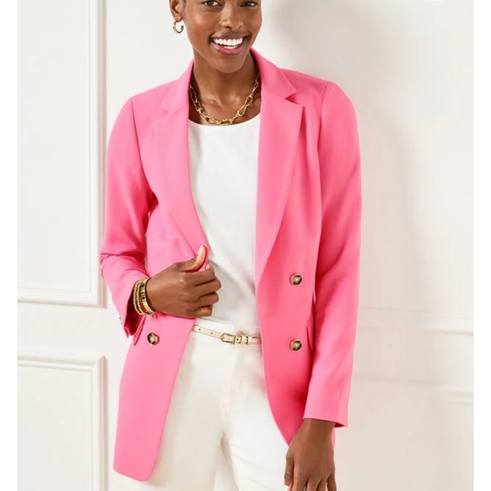 Talbots Vibrant Pink Blazer